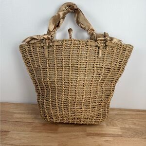 NWOT REEF Woven Tan Women's tote bag